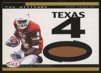 2004 Sage Roy Williams Rookie Patch