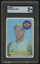 1969 Topps #260 Reggie Jackson ROOKIE SGC 2