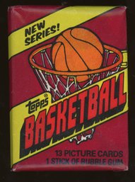 1981 TOPPS BASKETBALL PACK FACTORY SEALED