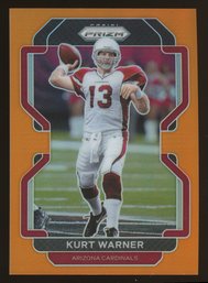 2021 PANINI PRIZM KURT WARNER ORANGE PRIZM #'D/249