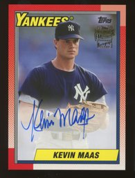 2017 TOPPS ARCHIVES FAN FAVORITES KEVIN MAAS AUTOGRAPH