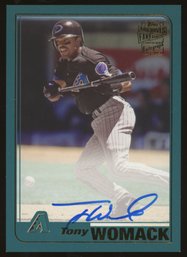 2017 TOPPS ARCHIVES FAN FAVORITES TONY WOMACK AUTOGRAPH