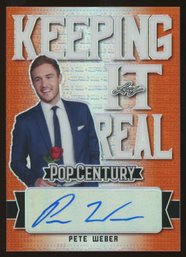 2021 LEAF POP CENTURY PETE WEBER 'KEEPING IT REAL' AUTOGRAPH