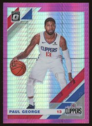 2020-21 PANINI OPTIC PRIZM WHITE SHIMMER Paul George Los Angeles Clippers #20