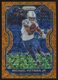 2020 Panini Prizm Michael Pittman Jr. SP Orange Disco Prizm RC