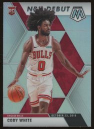 2019-20 COBY WHITE PANINI MOSAIC NBA DEBUT ROOKIE RC SILVER