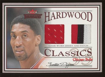 2004 FLEER THROWBACKS SCOTTIE PIPPEN HARDWOOD CLASSICS PATCH