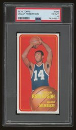 1970 Topps Basketball #100 Oscar Robertson PSA 6 EX-MT