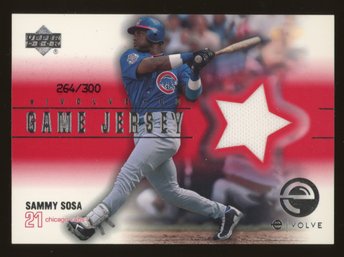 2001 Upper Deck Evolve Baseball Sammy Sosa Game-used Jersey Patch