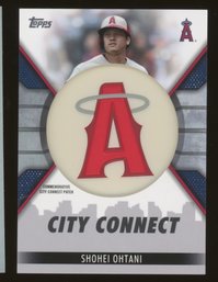 2023 Topps Series 1 City Connect Cap Patch Shohei Ohtani