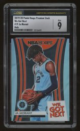 2019-20 NBA HOOPS PREMIUM STOCK WE GOT NEXT JA MORANT HOLO ~ CSG MINT 9