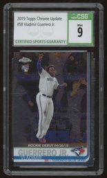 2019 TOPPS CHROME UPDATE VLADIMIR GUERRERO JR. ROOKIE ~ CSG MINT 9