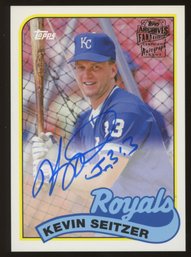 2017 TOPPS ARCHIVES FAN FAVORITES KEVIN SEITZER ON-CARD AUTOGRAPH