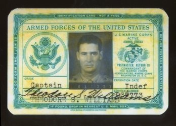 Ted Williams Military ID