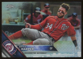 BRYCE HARPER 2016 TOPPS CHROME REFRACTOR CARD #200