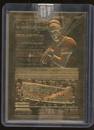 TED WILLIAMS 23KT GOLD /10000