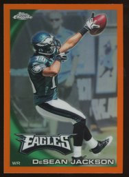 2010 Topps Chrome Refractors Eagles Football Card #C94 DeSean Jackson Orange