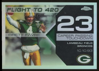 Brett Favre 2007 Topps Brett Favre Collection Flight To 420