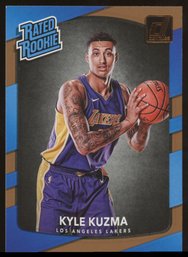 2017-18 Donruss Kyle Kuzma Lakers Rated Rookie Basketball Card