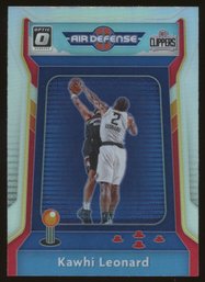 Kawhi Leonard 2020-21 Donruss Optic Air Defense Holo