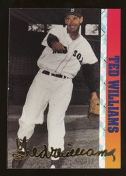 TED WILLIAMS - 1993 Ballstreet News Baseball Card