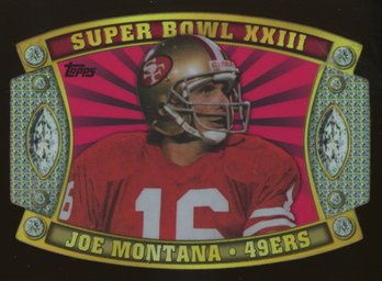 2011 TOPPS SUPER BOWL XXIII JOE MONTANA