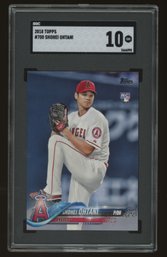 2018 TOPPS SHOHEI OHTANI TRUE ROOKIE #700 Series 2 SGC 10 Gem Mint