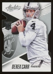 DEREK CARR Oakland Raiders 2014 NFL RC Absolute Football ROOKIE CARD