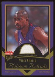 Vince Carter 2002-03 Platinum Portraits Game Worn Jerseys