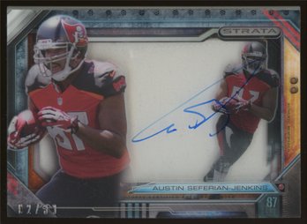 2014 Topps Strata Austin Seferian-Jenkins Rookie Patch Auto Ruby #'D/30