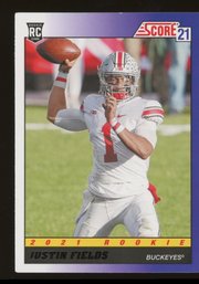 2021 Panini Score Justin Fields Rookie