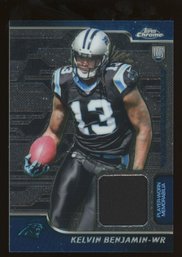 2014 Topps Chrome Football Kelvin Benjamin Rookie Jersey Relic Rookie