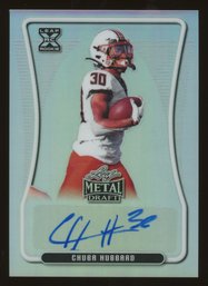 2020 Leaf Metal Draft Chuba Hubbard Rookie Autograph #'D/60