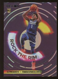 2020-21 Panini Recon 'Rock The Rim' Anthony Edwards Rookie