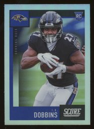 2020 Panini Chronicles Score J.k. Dobbins Silver Prizm Rookie