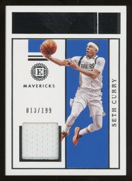 2019-20 Panini Encased Seth Curry Game-worn Jersey Patch #'D/199