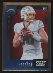 2020 Panini Chronicles Score Justin Herbert Rookie