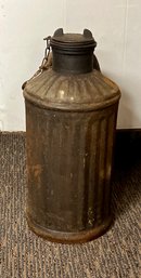 Antique Ribbed 5 Gallon Kerosene Can