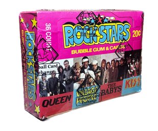 1979 Donruss Rock Stars Trading Card Wax Box 36 Packs ~ BBCE Authenticated