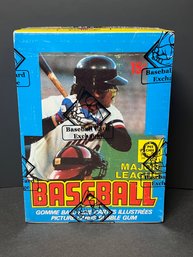 1979 O-PEE-CHEE BASEBALL UNOPENED WAX BOX WITH OZZIE SMITH ROOKIE SHOWING BBCE AUTHENTICATED