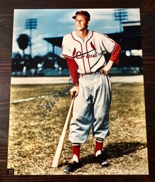 Stan Musial Signed Autographed Large Oversized Photo