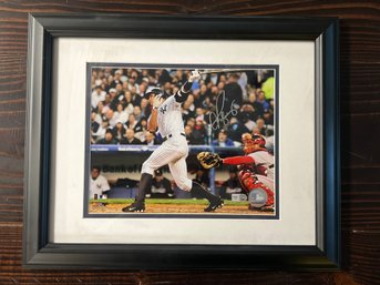 Alex Rodriguez Autographed Framed Photograph With Mlb Cert