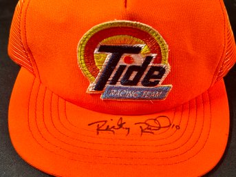 NASCAR DRIVER RICKY RUDD AUTOGRAPHED TIDE RACING HAT
