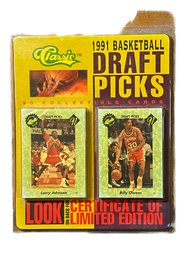 1991 CLASSIC BASKETBALL DRAFT PICKS HANGER PACK - 50 CARDS - SERIAL NUMBERED