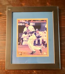 David Justice Autographed Framed Photograph