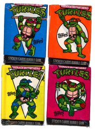 1990 Topps Teenage Mutant Ninja Turtles Trading Card Packs (4)