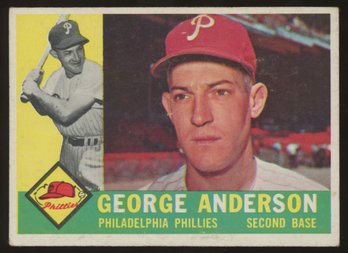 1960 TOPPS BASEBALL GEORGE ANDERSON