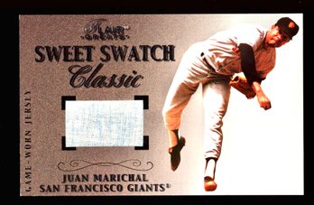 Juan Marichal Giant Piece Of Game Used Jersey