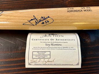 Izzy Alcantara Autographed Baseball Bat
