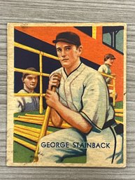 1935 Diamond Stars GEORGE STAINBACK